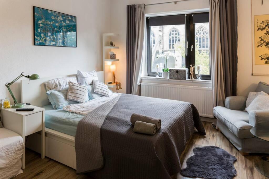 Beautiful Cozy 1-Room Apartment, Near Rhine Düsseldorf Exterior foto